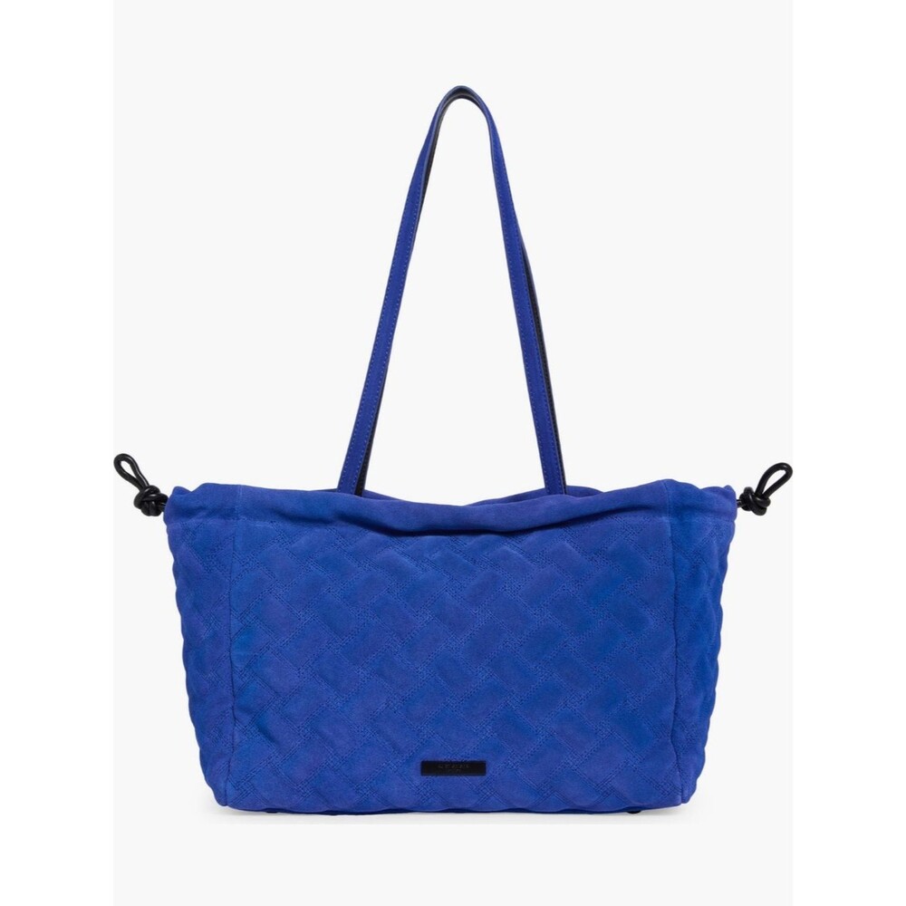 Kurt Geiger Cobalt Quilted Tote Bag - Picture 6 of 9